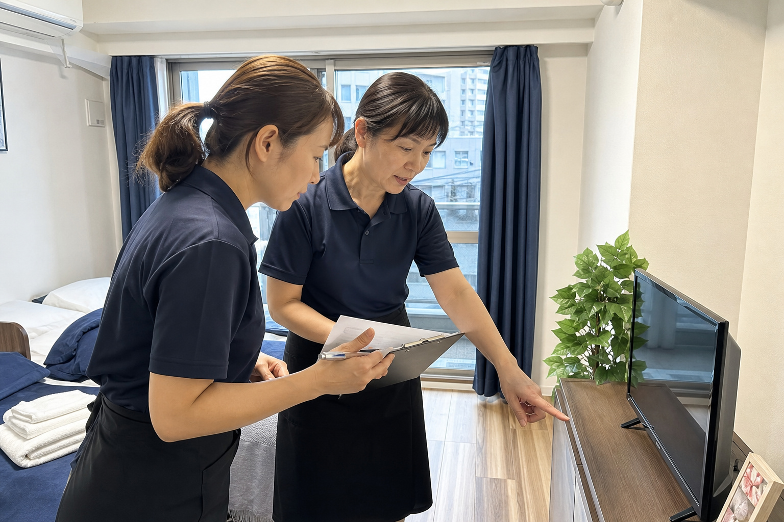 民泊清掃の業務委託教育｜OJTチェックシートと初月カリキュラム
